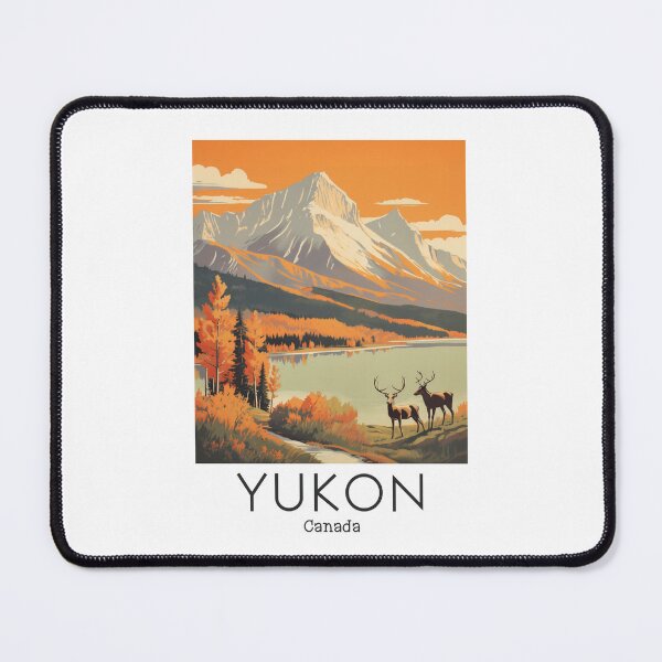 Item preview, A Vintage Travel Illustration of Yukon - Canada designed and sold by GoodOldVintage.