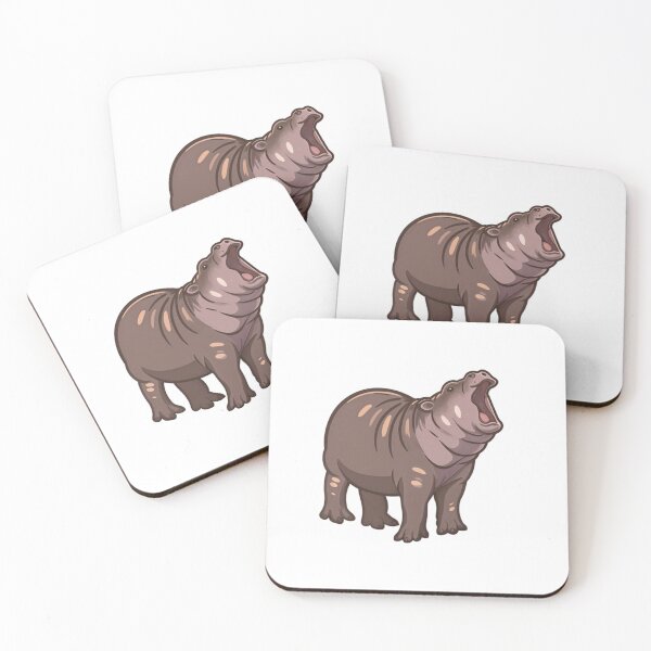 Item preview, Moo Deng the Roaring Hippo designed and sold by savecloth.