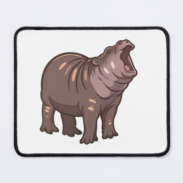 Item preview, Moo Deng the Roaring Hippo designed and sold by savecloth.