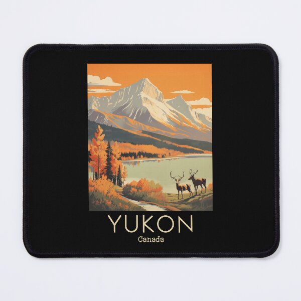 Item preview, A Vintage Travel Illustration of Yukon - Canada designed and sold by GoodOldVintage.