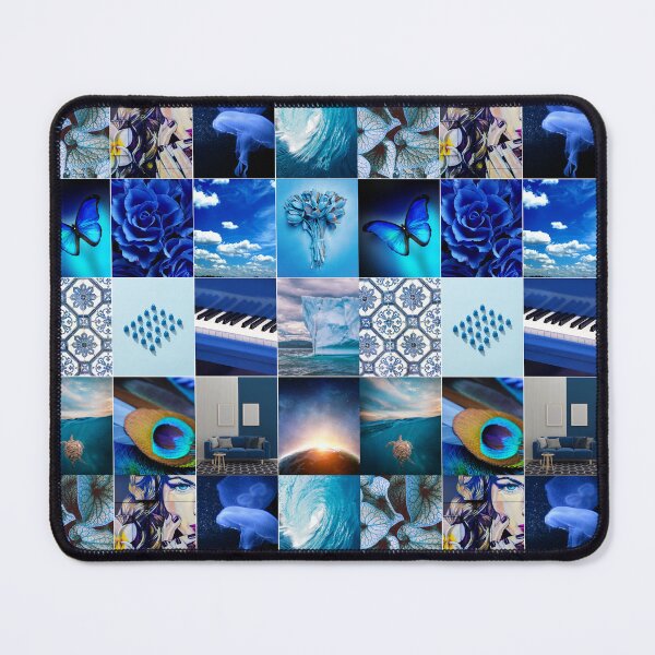Item preview, Blue Lovers Photo Collage designed and sold by ColorfulPrints.