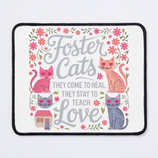 Item preview, Foster Cats They Come To Heal designed and sold by Crazy Before Cats.