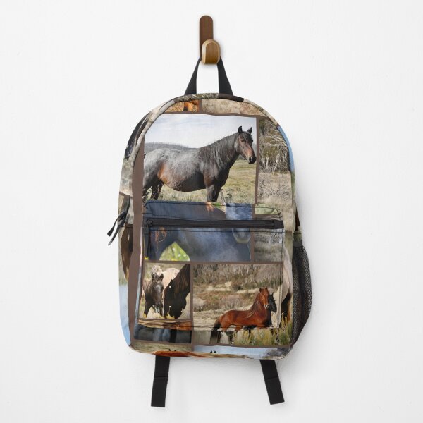 Item preview, Wild Brumbies Wall Art Collage designed and sold by DiamondR.