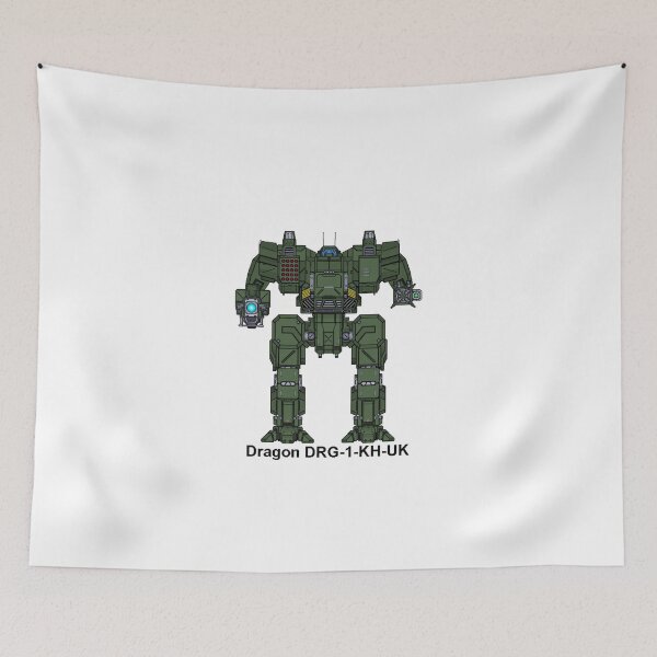 Item preview, Dragon DRG-1-KH-UK - Inner Sphere BattleMech designed and sold by DagleysDesigns.