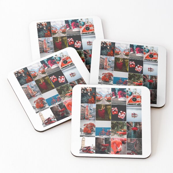 Item preview, I Love Red Photo Collage designed and sold by ColorfulPrints.