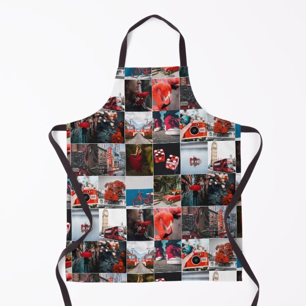 Item preview, I Love Red Photo Collage designed and sold by ColorfulPrints.
