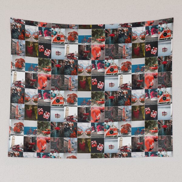 Item preview, I Love Red Photo Collage designed and sold by ColorfulPrints.