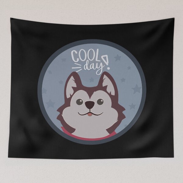 Item preview, Cute Husky, cool day designed and sold by JamesCMarshall.