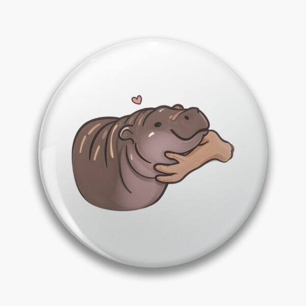 Item preview, Moo deng Baby Hippo Love designed and sold by savecloth.
