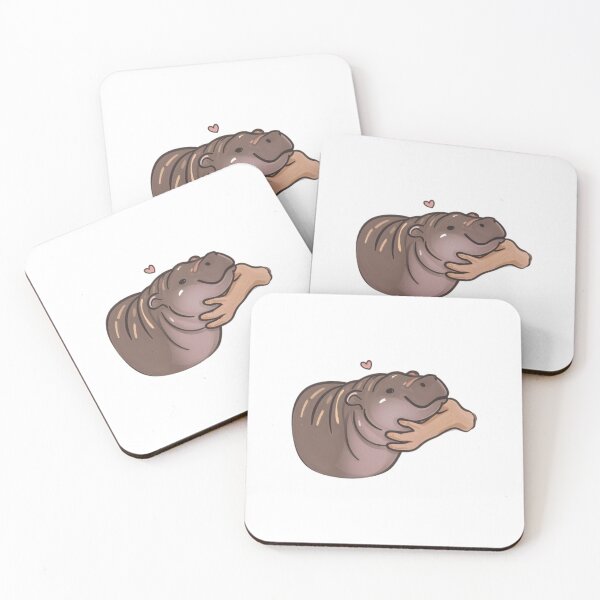 Item preview, Moo deng Baby Hippo Love designed and sold by savecloth.