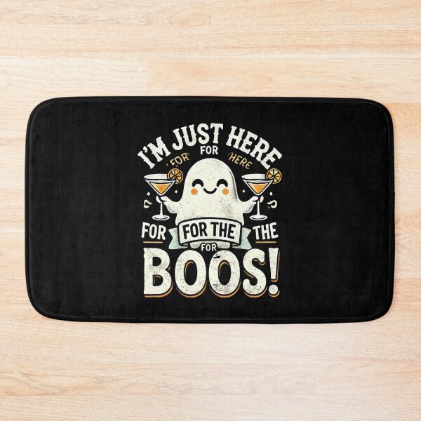 Item preview, Halloween Ghost Design – 'I'm Just Here for the Boos!' – Funny Halloween Party Creation designed and sold by Sun Sand & Sea Art.