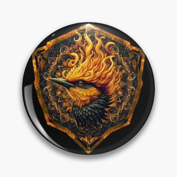 Item preview, Mythical Flame Bird designed and sold by Nostalgia Busters.