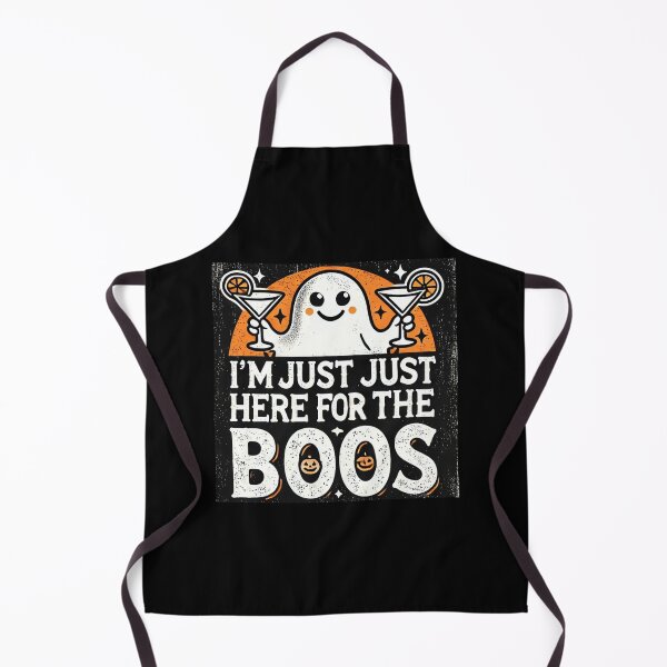 Item preview, Halloween Ghost Design – 'I'm Just Here for the Boos!' – Funny Halloween Party Creation designed and sold by Sun Sand & Sea Art.