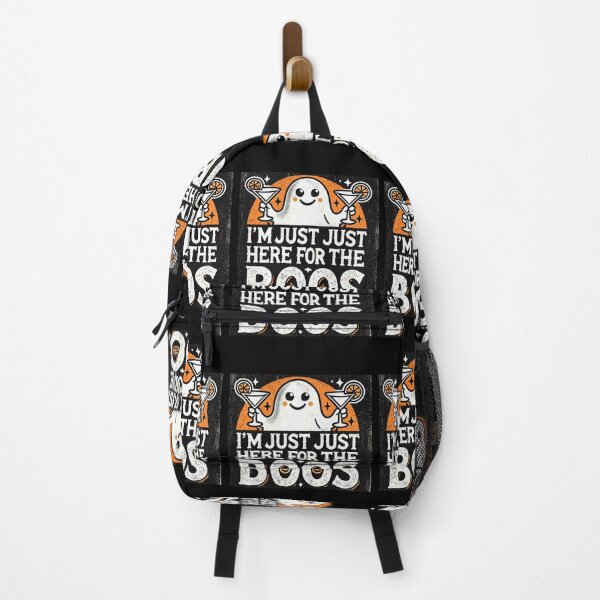 Item preview, Halloween Ghost Design – 'I'm Just Here for the Boos!' – Funny Halloween Party Creation designed and sold by Sun Sand & Sea Art.