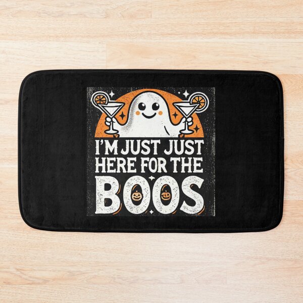 Item preview, Halloween Ghost Design – 'I'm Just Here for the Boos!' – Funny Halloween Party Creation designed and sold by Sun Sand & Sea Art.