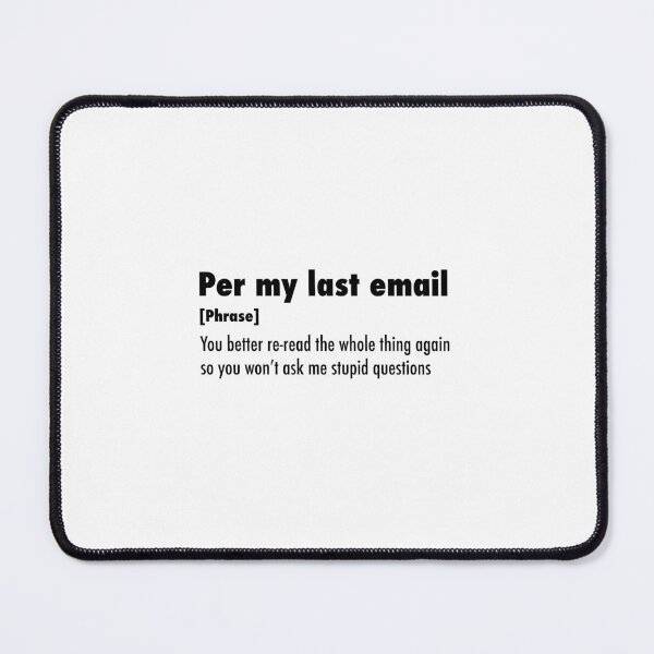Item preview, Per my last email designed and sold by JamesstDesign.