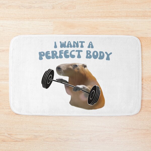 Item preview, I Want A Perfect Body. Capybara. #1 designed and sold by EunsooLee.
