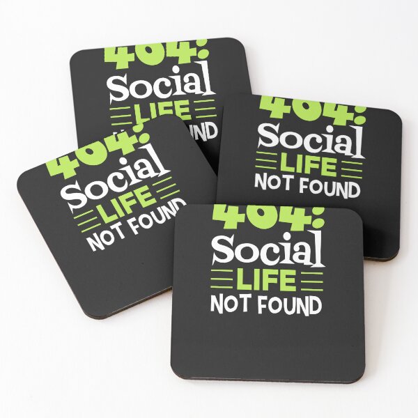 Item preview, 404 Social Life Not Found  designed and sold by ChangeNarrative.