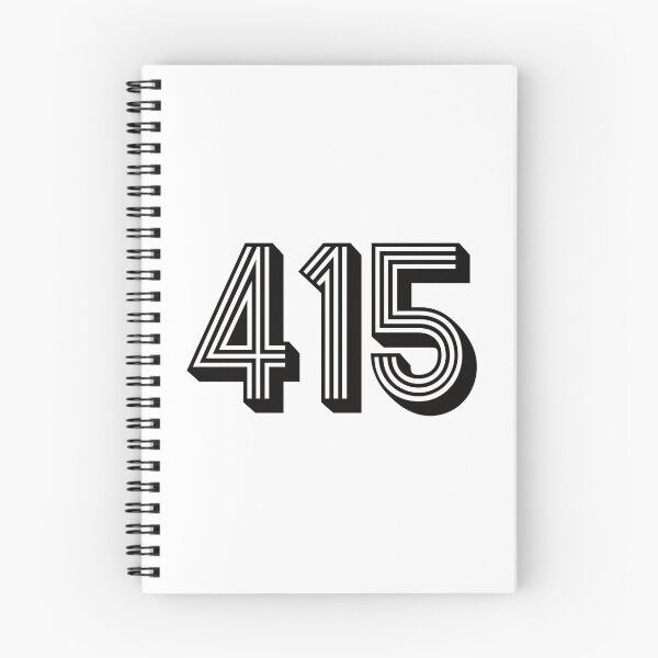 Artikelvorschau, 415 Vorwahl - Vier Eins Fünf - Retro NorCal San Francisco Telefonnummer - Vintage Bay Area Kalifornien - Schwarz und Weiß SF Vorwahl Nummer 415 entworfen und verkauft von TheIconShop.