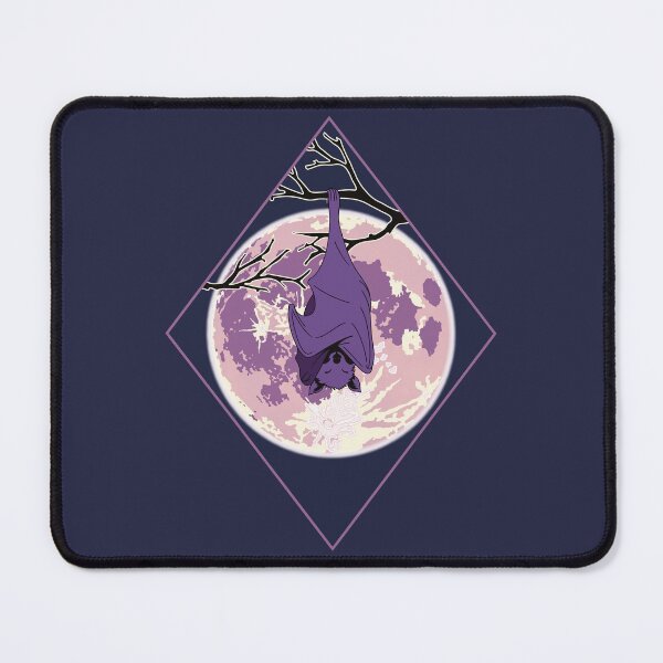 Item preview, Cute Bat And Purple Full Moon Halloween Design designed and sold by skye-studio.