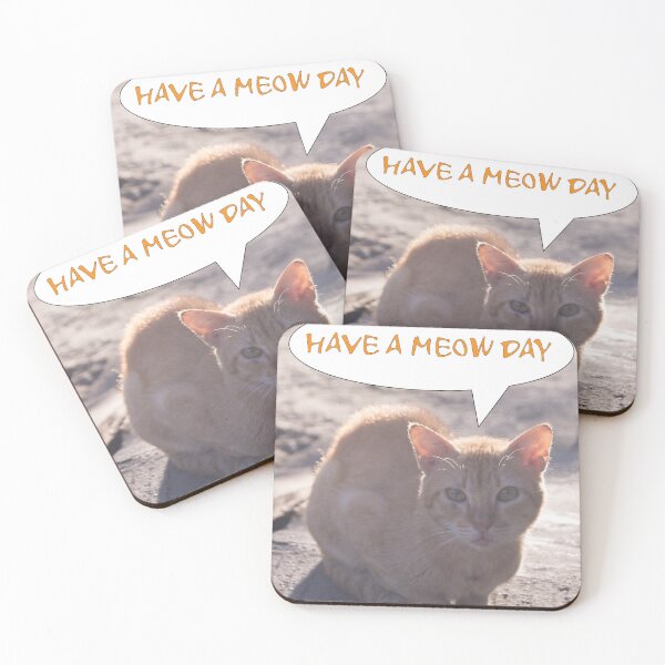 Item preview, Have a Meow Day designed and sold by ROSE ANN BANILAR.