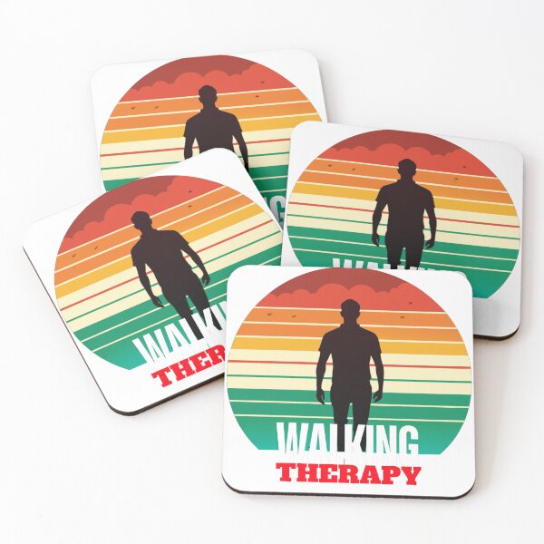 Item preview, Walking Therapy, Retro Sunset designed and sold by yoyola999.