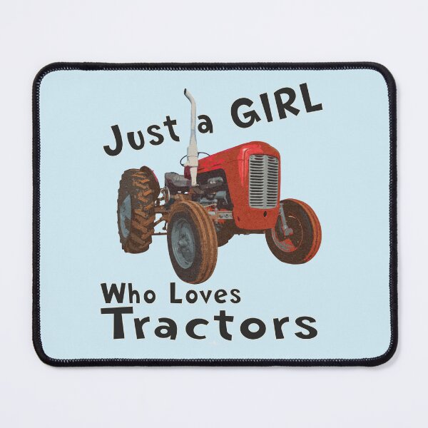 Item preview, Just a girl who loves tractors designed and sold by SEADOGPRINTS.