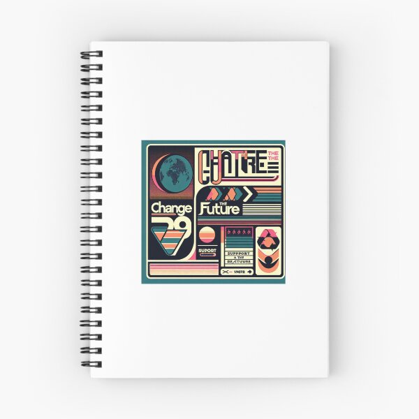 Item preview, **"Future Retro: A T-Shirt Design Fusing Nostalgia, Typography, Geometry, and Social Awareness"** designed and sold by majidi1.