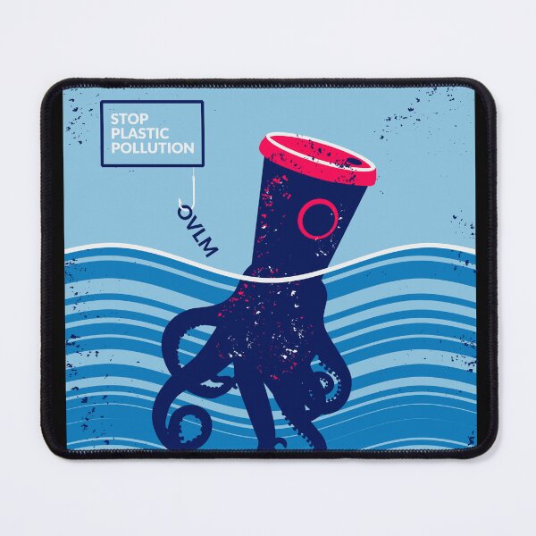 Item preview, STOP PLASTIC POLLUTION designed and sold by OVelhoLobodoMar.