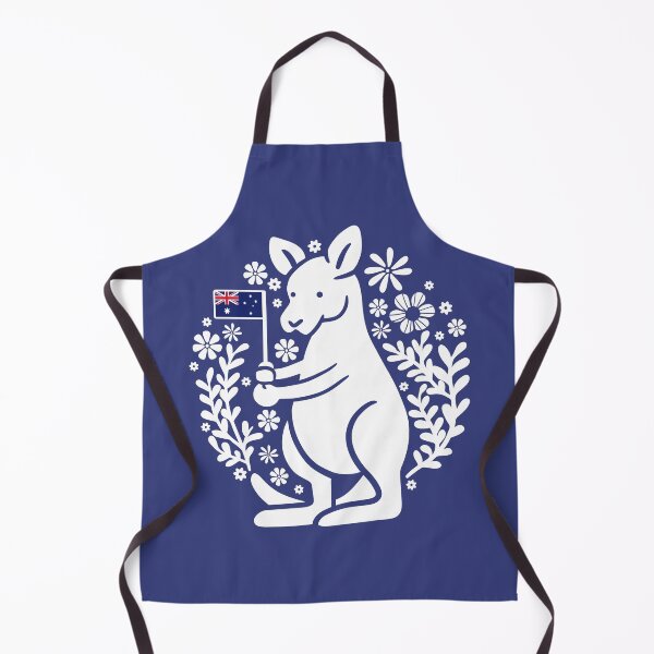 Item preview, Kangaroo holding flag designed and sold by Wlaurence.