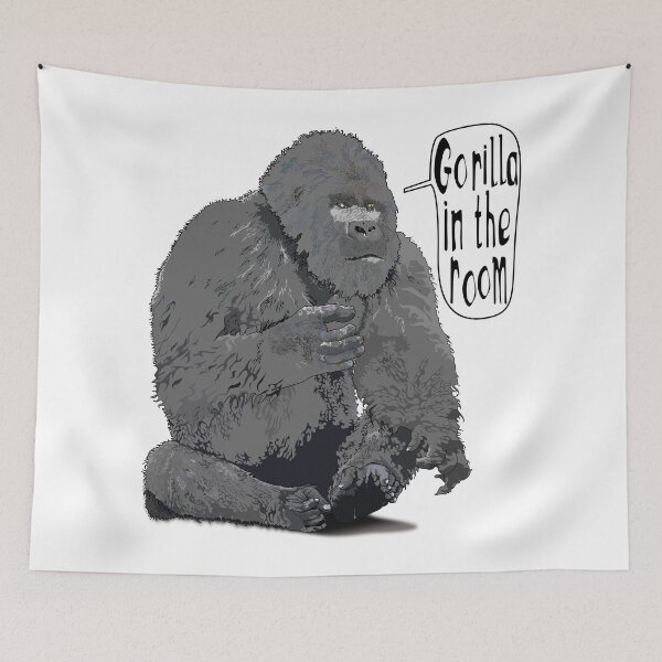 Item preview, Gorilla in the room designed and sold by m-yoga-store.