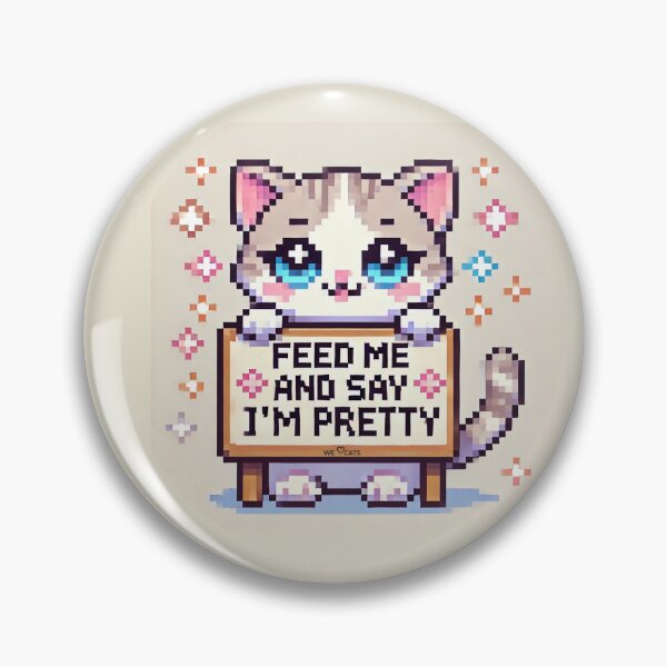 Item preview, Super Cute Kitty Pixel Art  designed and sold by WeLoveCatss.