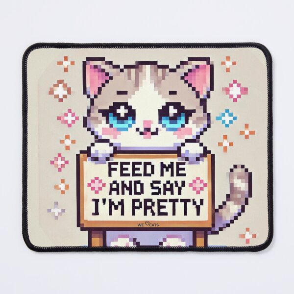 Item preview, Super Cute Kitty Pixel Art  designed and sold by WeLoveCatss.