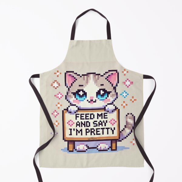 Item preview, Super Cute Kitty Pixel Art designed and sold by WeLoveCatss.
