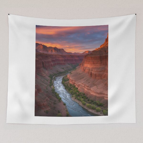 Item preview, River in the Canyon. designed and sold by NicMacTees.