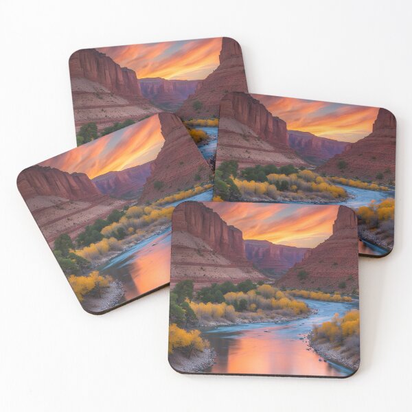 Item preview, River through a Canyon.  designed and sold by NicMacTees.