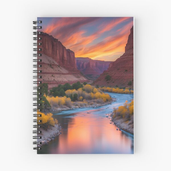 Item preview, River through a Canyon.  designed and sold by NicMacTees.