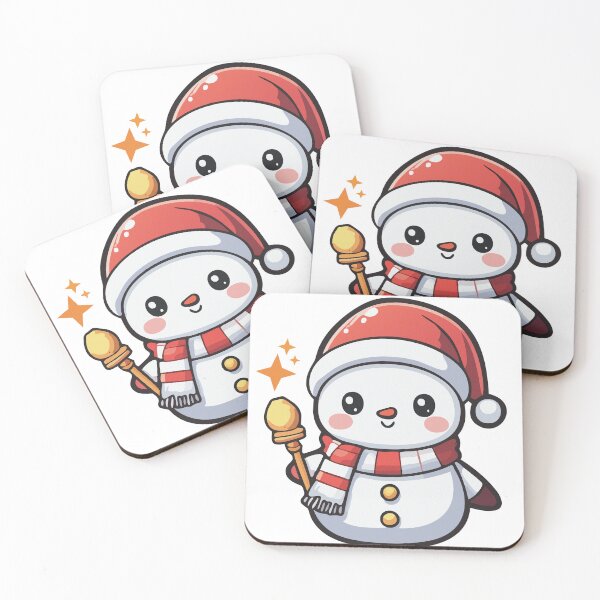 Item preview, Christmas Snowman Holding a Golden Staff designed and sold by I3ackSmall.
