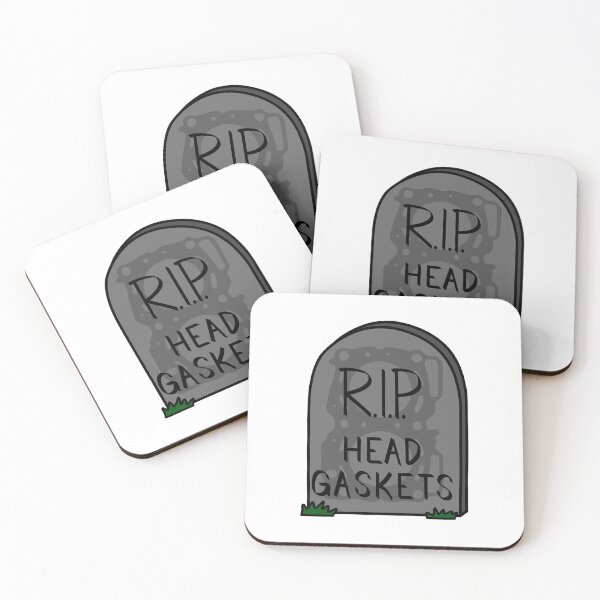 Item preview, Rest In Peace Head Gaskets designed and sold by CaffeinatedGearhead.