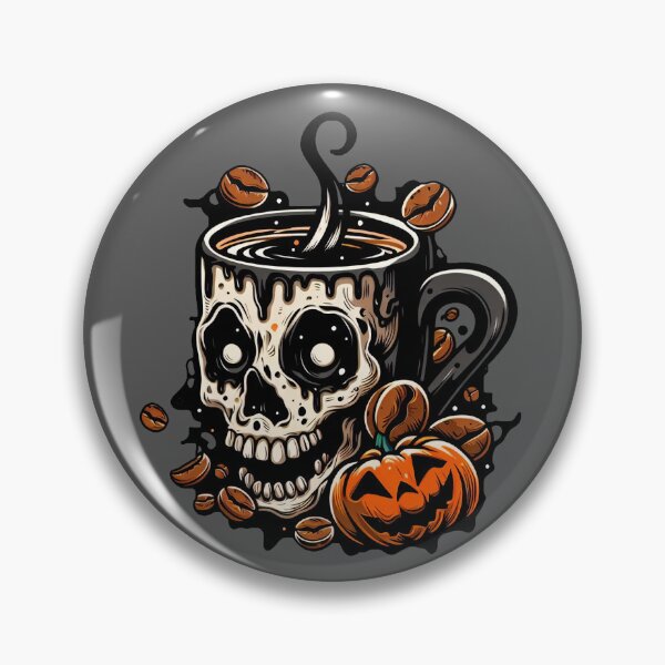 Item preview, Skull Coffee Mug Halloween designed and sold by Nostalgia Busters.