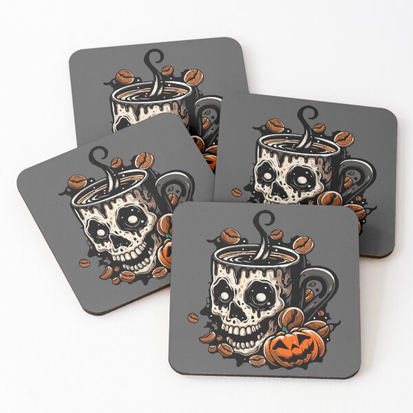 Item preview, Skull Coffee Mug Halloween designed and sold by Nostalgia Busters.