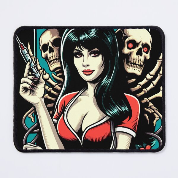Item preview, Retro Horror Nurse designed and sold by PulpVintage.