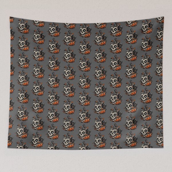 Item preview, Skull Coffee Mug Halloween designed and sold by Nostalgia Busters.