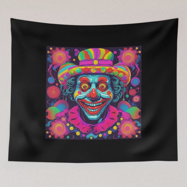 Item preview, Retro Neon Clown designed and sold by NicMacTees.