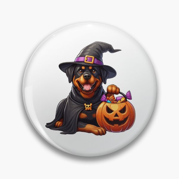 Item preview, Rottweiler Dog Halloween designed and sold by doodIllustrate.
