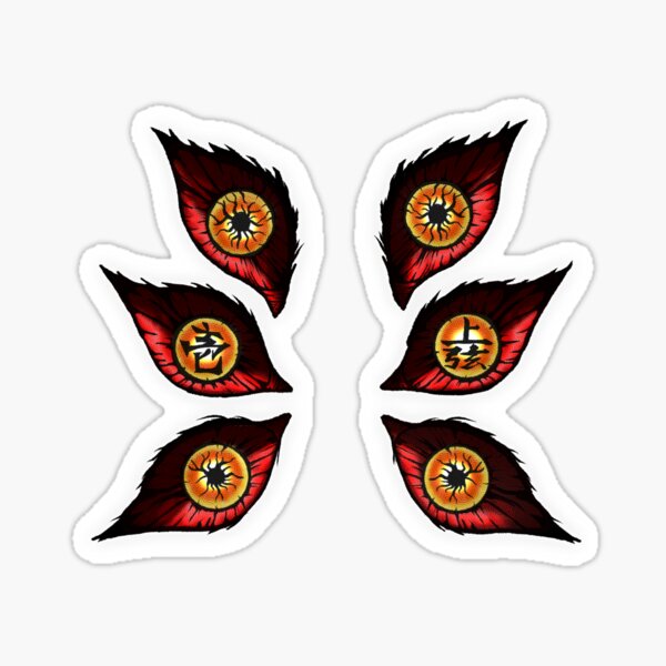 Item preview, Six Eyes of Kokushibo – Anime-Inspired Design designed and sold by xlostlight.