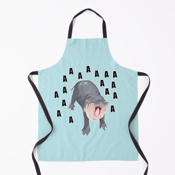 Item preview, Cute Baby Hippo Screaming Meme designed and sold by narwhalwall.