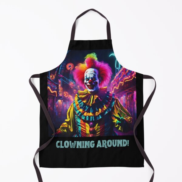 Item preview, Scary retro clown at carnival designed and sold by NicMacTees.