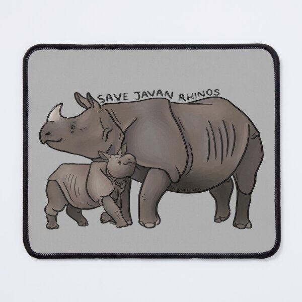 Item preview, Save Javan Rhinos designed and sold by PinkRhino24.