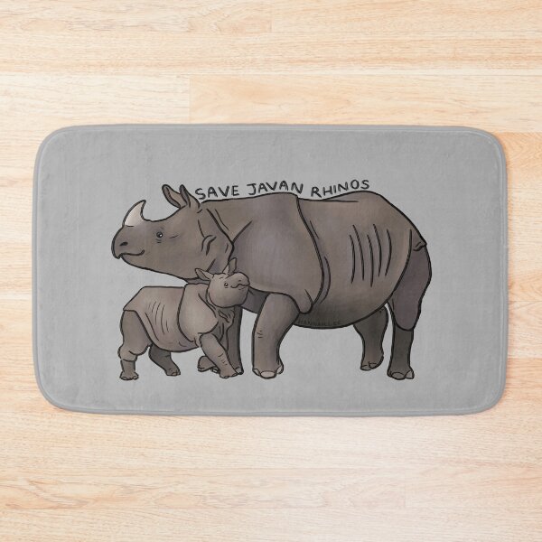 Item preview, Save Javan Rhinos designed and sold by PinkRhino24.